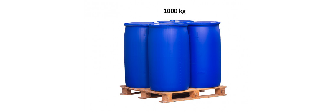1000 kg in barrels
