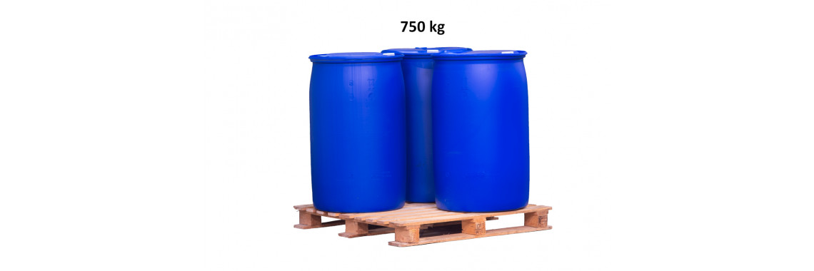 750 kg in barrels